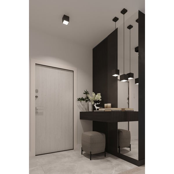 Plafonieră Sollux Geo, negru-image-1