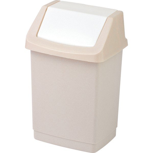 Coș de gunoi bej din plastic 50 l Click-It – Curver