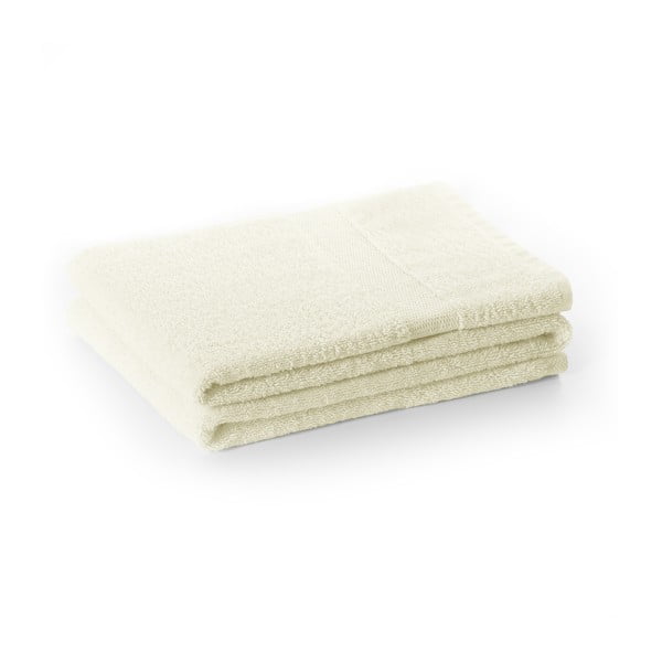 Prosop crem din bumbac din frotir 30x50 cm Marina – DecoKing