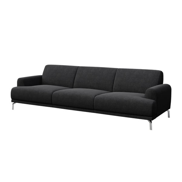 Canapea MESONICA Puzo, gri antracit-image-2