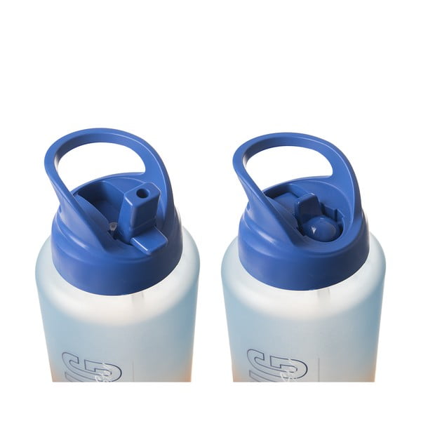 Sticlă din tritan albastru-portocalie 1 l Moly – Orion-image-2