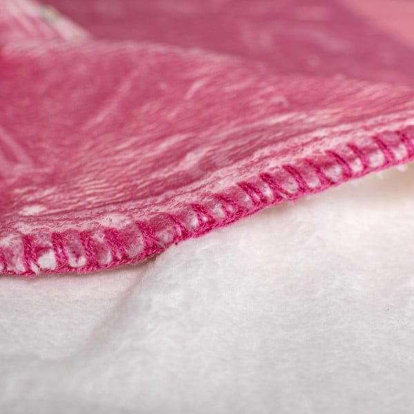 Pătură pentru copii roz din microfibră 140x110 cm Hola – Moshi Moshi-image-2