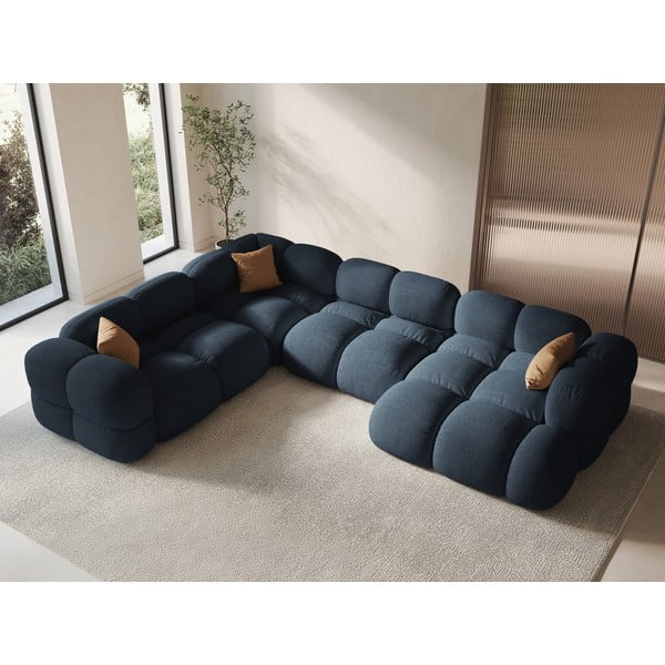 Colțar albastru închis (cu colț pe partea stângă/în formă de "U") Loretto – Cosmopolitan Design-image-1