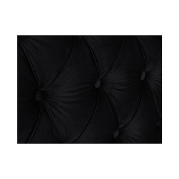 Tăblie pentru pat Mazzini Sofas Daisy, 200 x 120 cm, negru-image-4