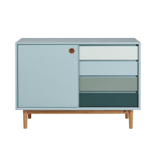 Comodă verde-mentă joasă 114x80 cm Color Box – Tom Tailor