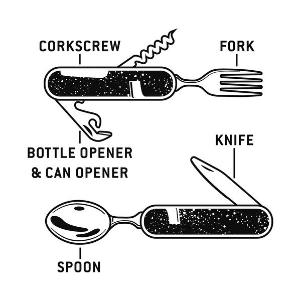 Tacâmuri pliabile pentru camping Gentlemen´s Hardware-image-3