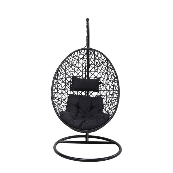 Fotoliu cuib de grădină de agățat negru fără suport Bonami Selection Costelo-image-4