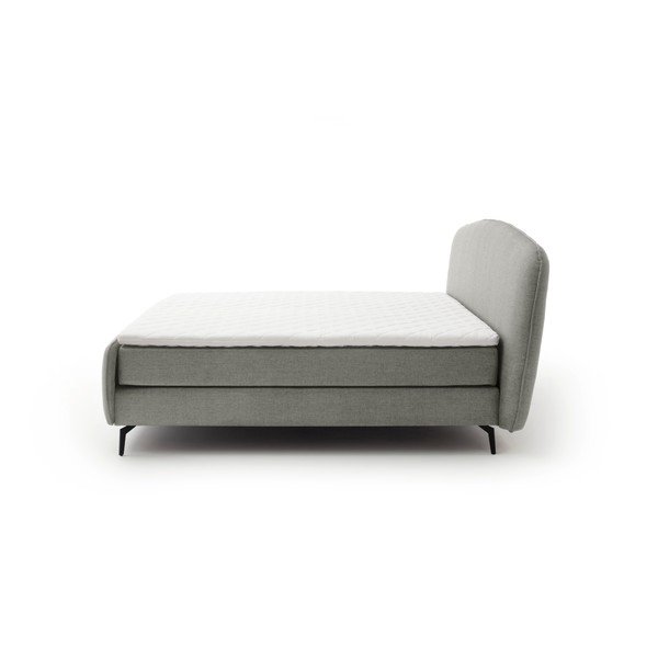 Pat boxspring gri deschis 180x200 cm Imola – Meise Möbel-image-4