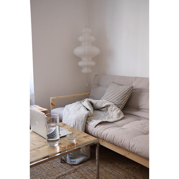 Canapea galben-muștar extensibilă 205 cm Knob – Karup Design-image-1