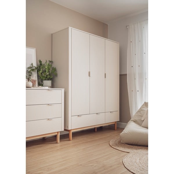 Șifonier pentru copii crem 144x52 cm Miloo – Pinio-image-4