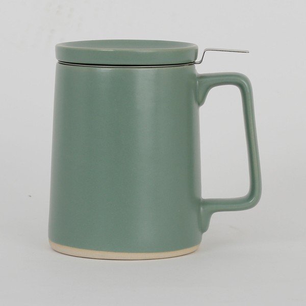Cană din gresie 500 ml Verde – Sema-image-1