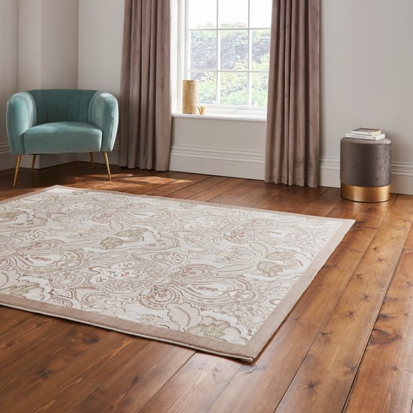 Covor crem 120x170 cm Damask Bronze – Think Rugs-image-2