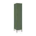 Dulap verde închis din metal cu încuietoare 38x185x46 cm Cambridge – Yes Everyday