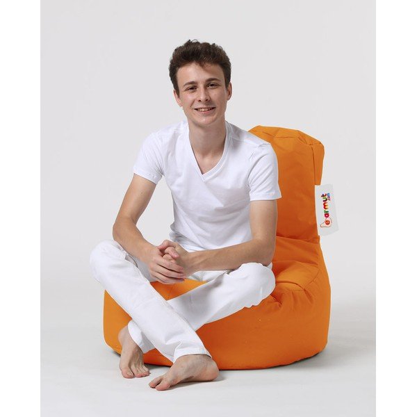Fotoliu bean bag portocaliu Lina – Floriane Garden-image-3