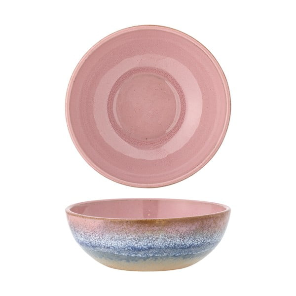 Bol mic roz deschis din gresie 525 ml Paula – Bloomingville-image-4