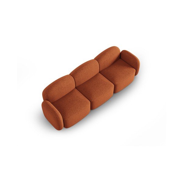 Canapea portocalie 272 cm Blair – Micadoni Home-image-3