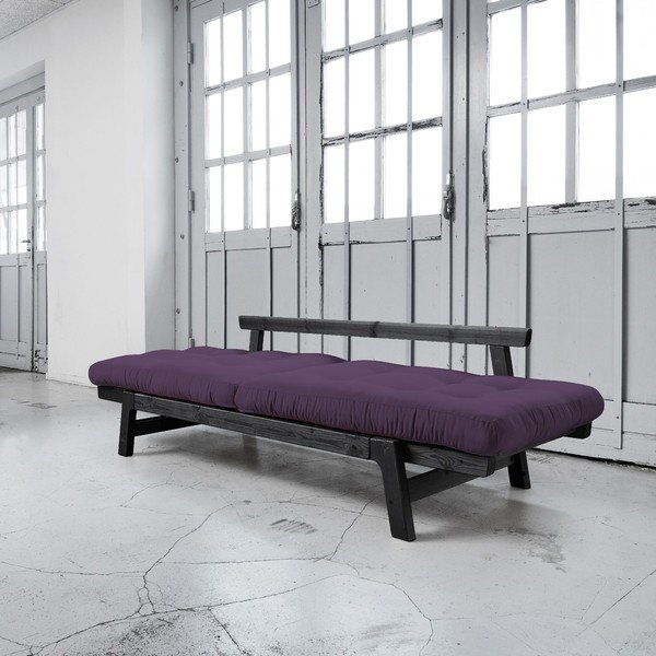 Canapea extensibilă Karup Step Black/Purple-image-2