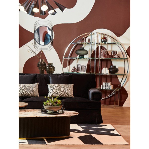 Vază neagră din sticlă (înălțime 30 cm) Cayden – Premier Housewares-image-1
