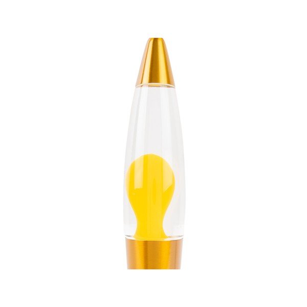 Lava lamp galbenă din sticlă (înălțime 35,5 cm) Funky Rocket Lava – Leitmotiv-image-2