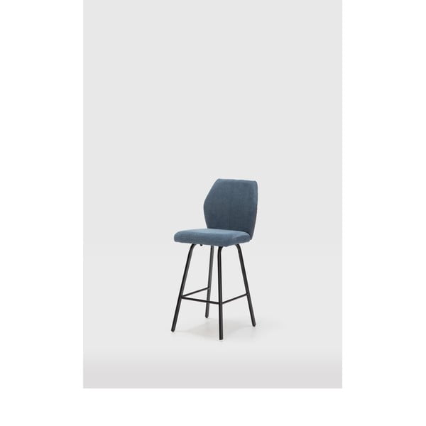 Scaune de bar albastru-deschis 4 buc. 65 cm Bei – Marckeric-image-1
