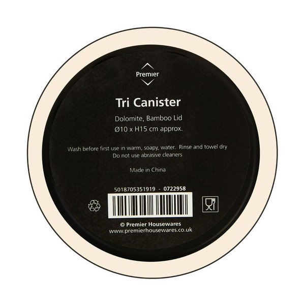 Recipient de alimente din bambus și dolomită Geome – Premier Housewares-image-1