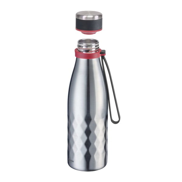 Sticlă gri deschis de călătorie din silicon și  oțel inoxidabil 550 ml Viva – Westmark-image-4