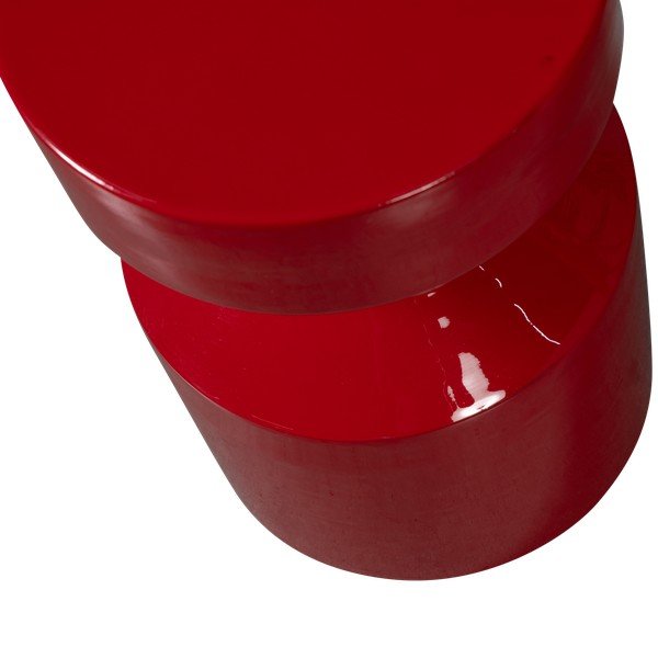 Măsuță auxiliară rotundă din metal ø 30 cm Ferry – WOOOD-image-2