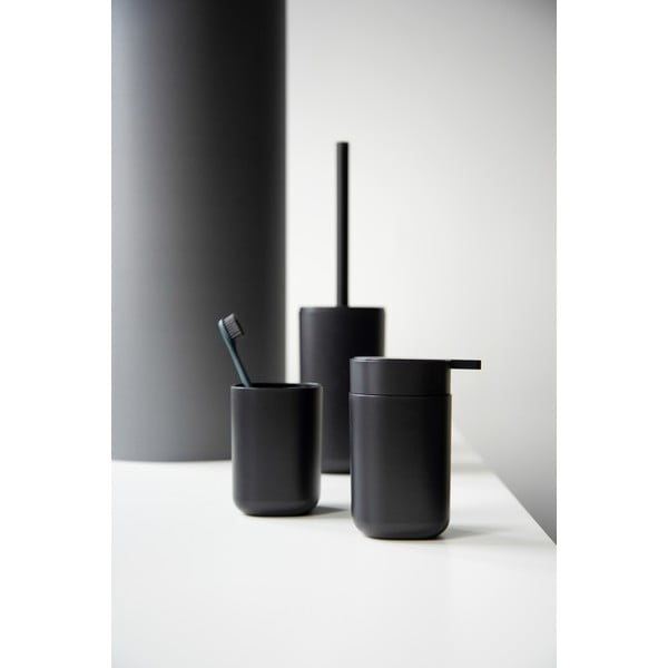 Dozator pentru săpun lichid Wenko Davos, negru-image-1