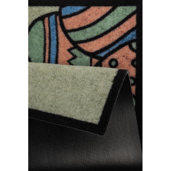 Covoraș intrare Hanse Home Happy Easter, 40x60 cm, verde-image-1