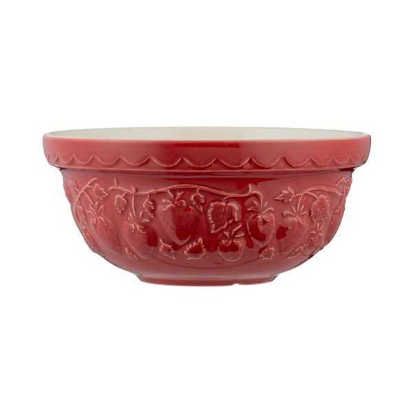 Bol roșu din gresie ø 21 cm Fruits Strawberry – Mason Cash