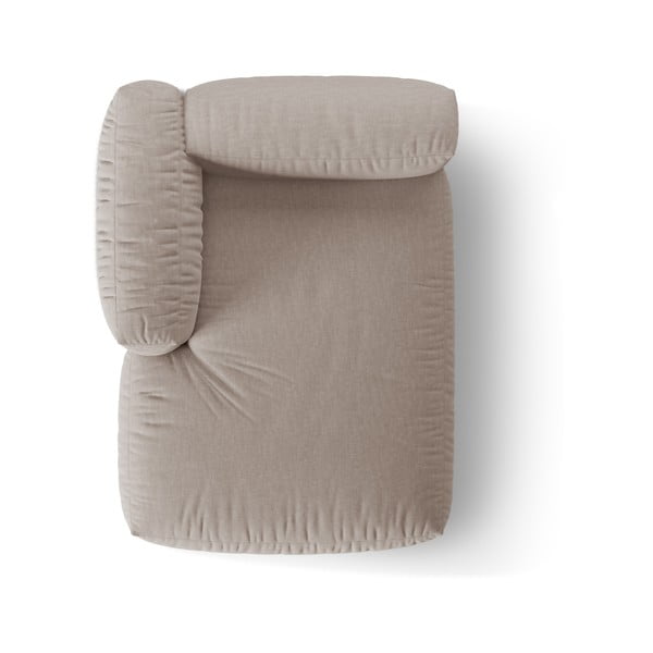 Modul pentru canapea modulară bej (cu colț pe partea stângă ) Martina – Micadoni Home-image-3