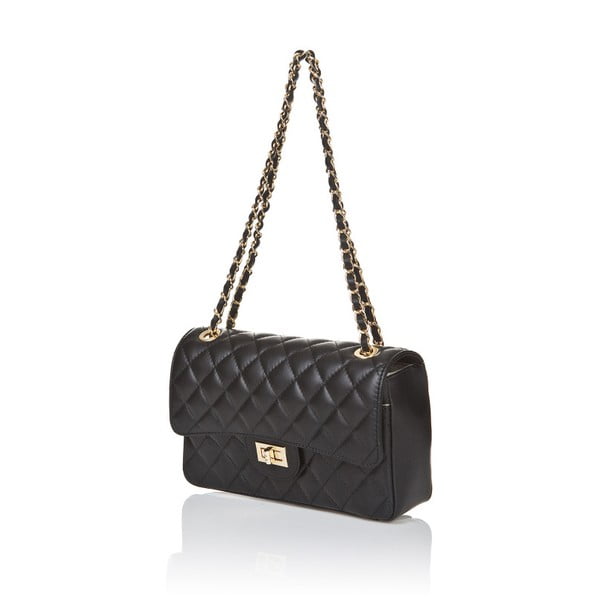 Geantă din piele Markese Basilo, negru -image-3