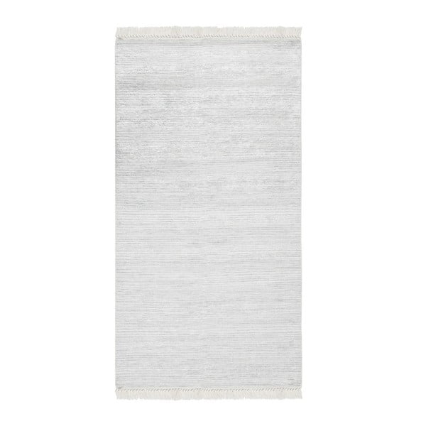 Covor din catifea Deri Dijital Kaluna Grey, 80 x 150 cm