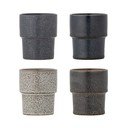 Cești maro 4 buc. pentru espresso din gresie 150 ml Ewan – Bloomingville