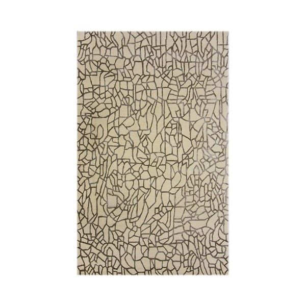 Covor țesut manual Bakero Naomi Cream, 153 x 244 cm