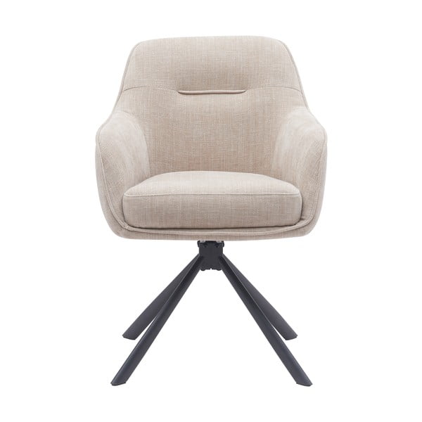 Set de scaune de sufragerie crem 2 buc. tapițat Avola – Unique Furniture-image-1