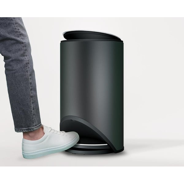 Coș de gunoi negru mat cu pedală din metal 10 l Arc – Joseph Joseph-image-4
