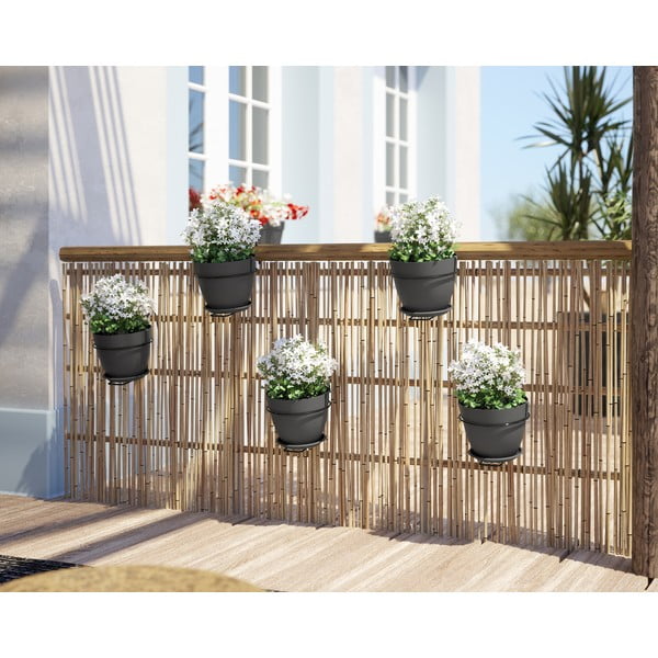 Ghiveci din plastic reciclat de agățat / de perete ø 20 cm Capri – Artevasi-image-2