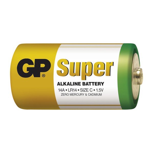 Set 2 baterii alcaline EMOS GP Super C-image-1