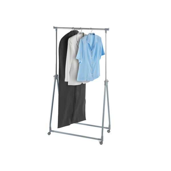 Suport de haine mobil telescopic din metal gri Foldable – Wenko-image-3