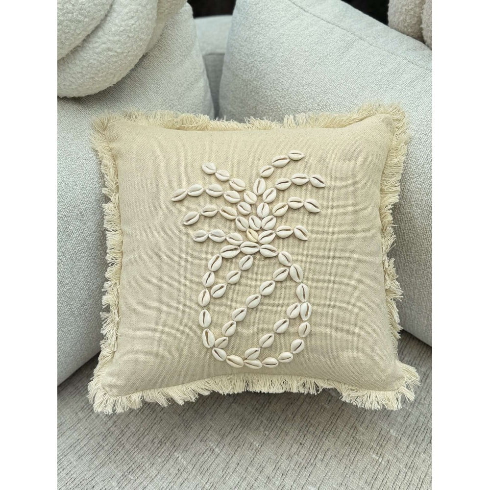 Față de pernă din bumbac 43x43 cm Seashells – Mioli Decor