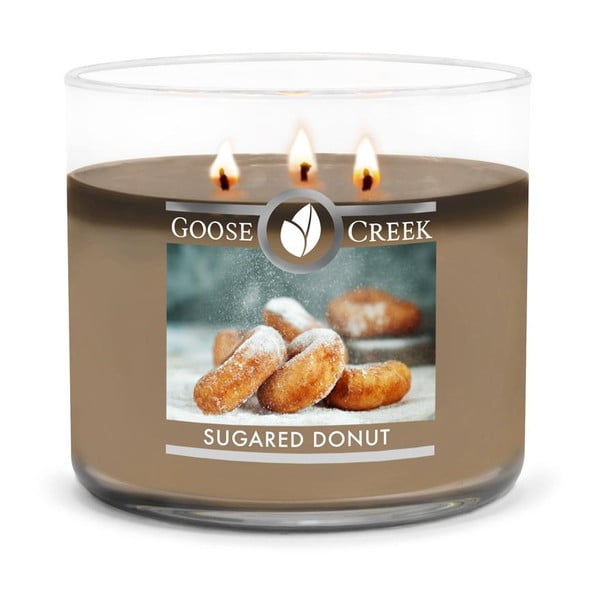 Lumânare parfumată în recipient de sticlă Goose Creek Sugared Donut, 35 ore de ardere