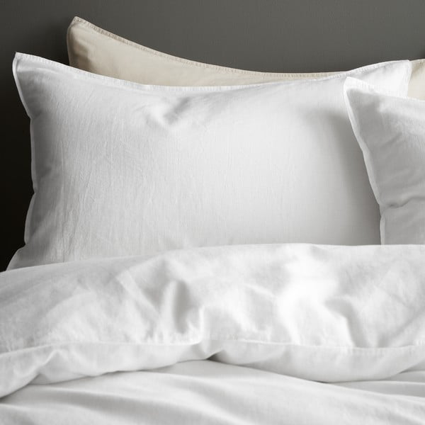 Lenjerie de pat albă pentru pat dublu 200x200 cm Relaxed – Content by Terence Conran-image-1