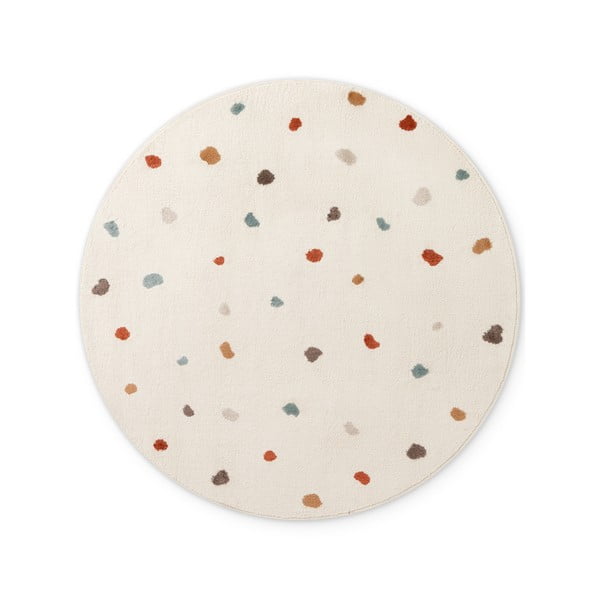 Covor pentru copii crem ø160 cm Funny Dots – Hanse Home