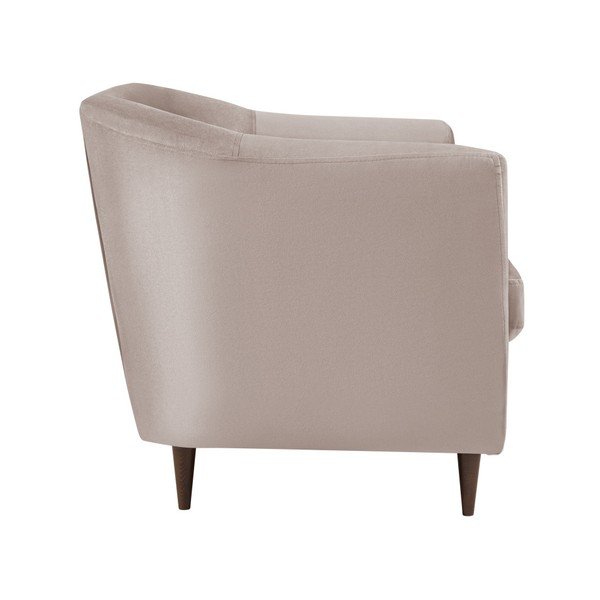 Canapea cu tapițerie din catifea Kooko Home GLAM, bej, 125 cm-image-3
