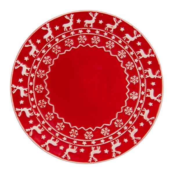 Farfurie Clayre & Eef Christmas Time, 21 cm-image-2