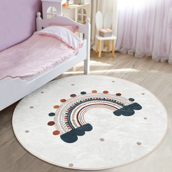 Covor pentru copii crem ø 120 cm Comfort – Mila Home-image-4