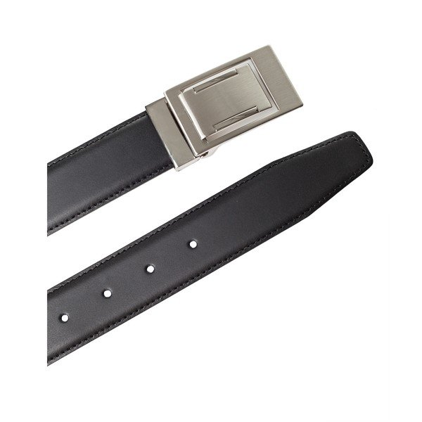 Curea din piele pentru bărbați Ferruccio Laconi Victor, lungime 85 cm, negru-image-1
