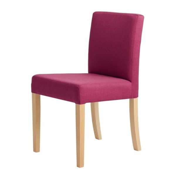Scaun cu picioare de culoare naturală, Custom Form Wilton, roz