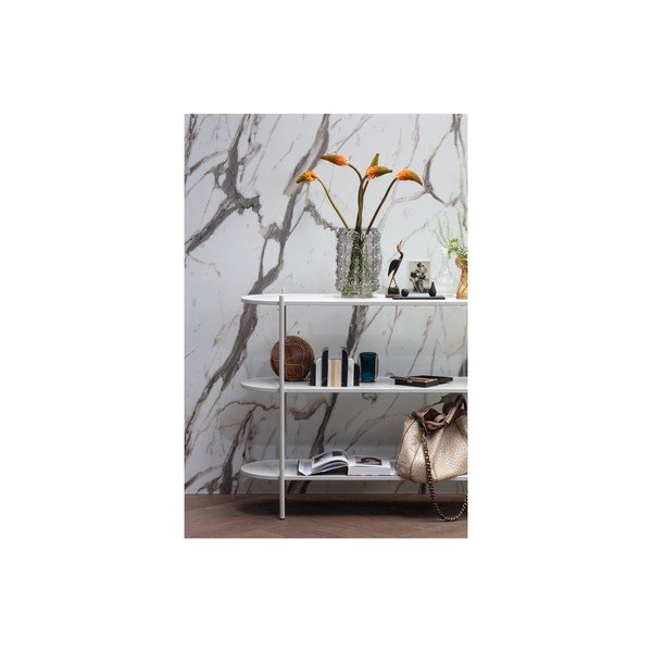 Bibliotecă gri deschis din lemn  de frasin 120x92 cm Tender – BePureHome-image-4